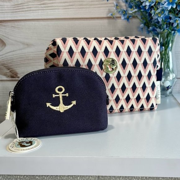 NWT Spartina 449 Cosmetic Case in Barbee - Picture 12 of 12